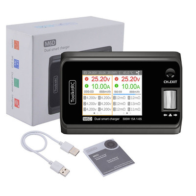 【多语言版本】ToolkitRCM6D双路DC250Wx215A2-6S充电器