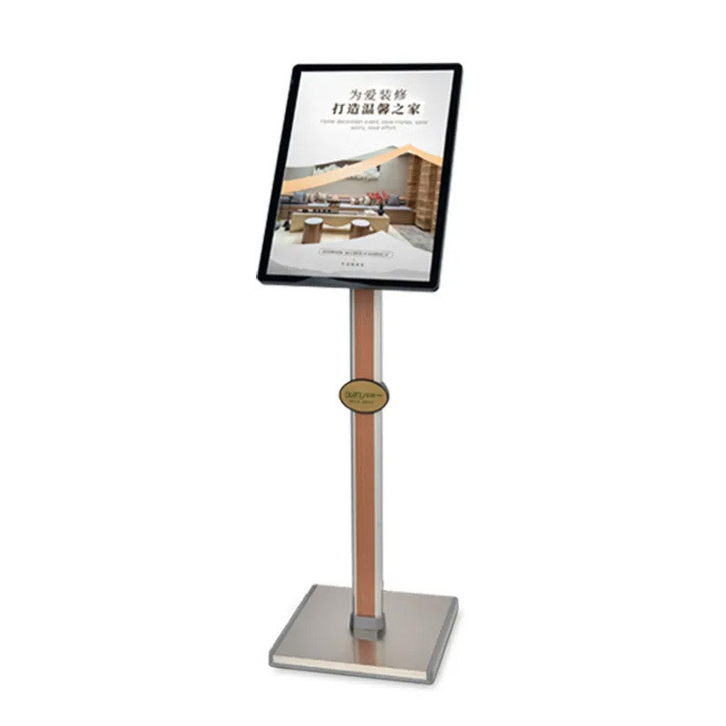 餐厅菜单资料册菜谱架子立式水牌售楼部合同公示展示架架p3广告牌