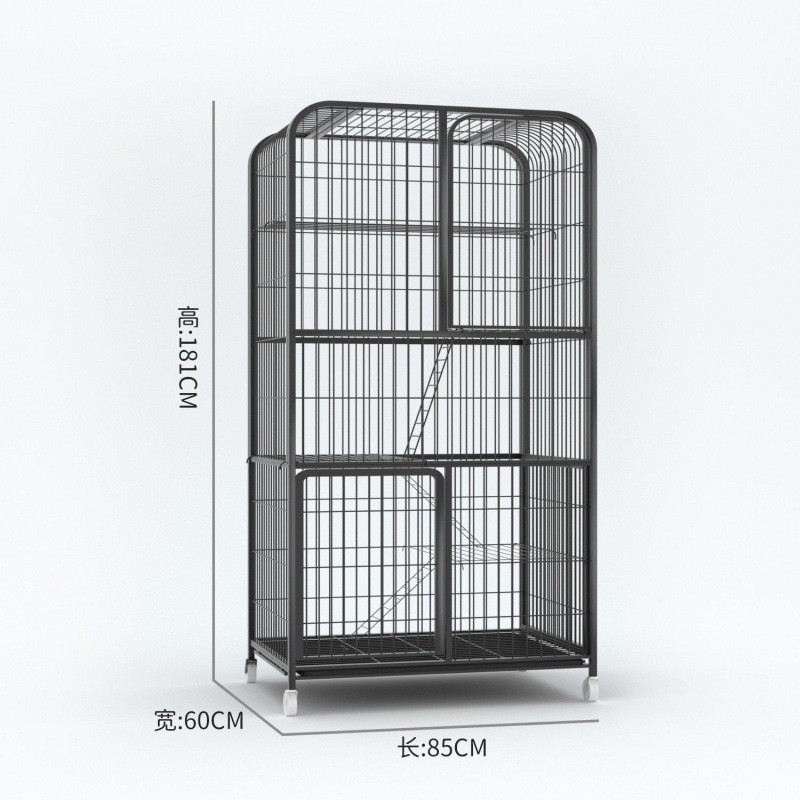 猫笼子实木猫笼别墅大自由空间家用室内大号厕所猫咪宠物屋