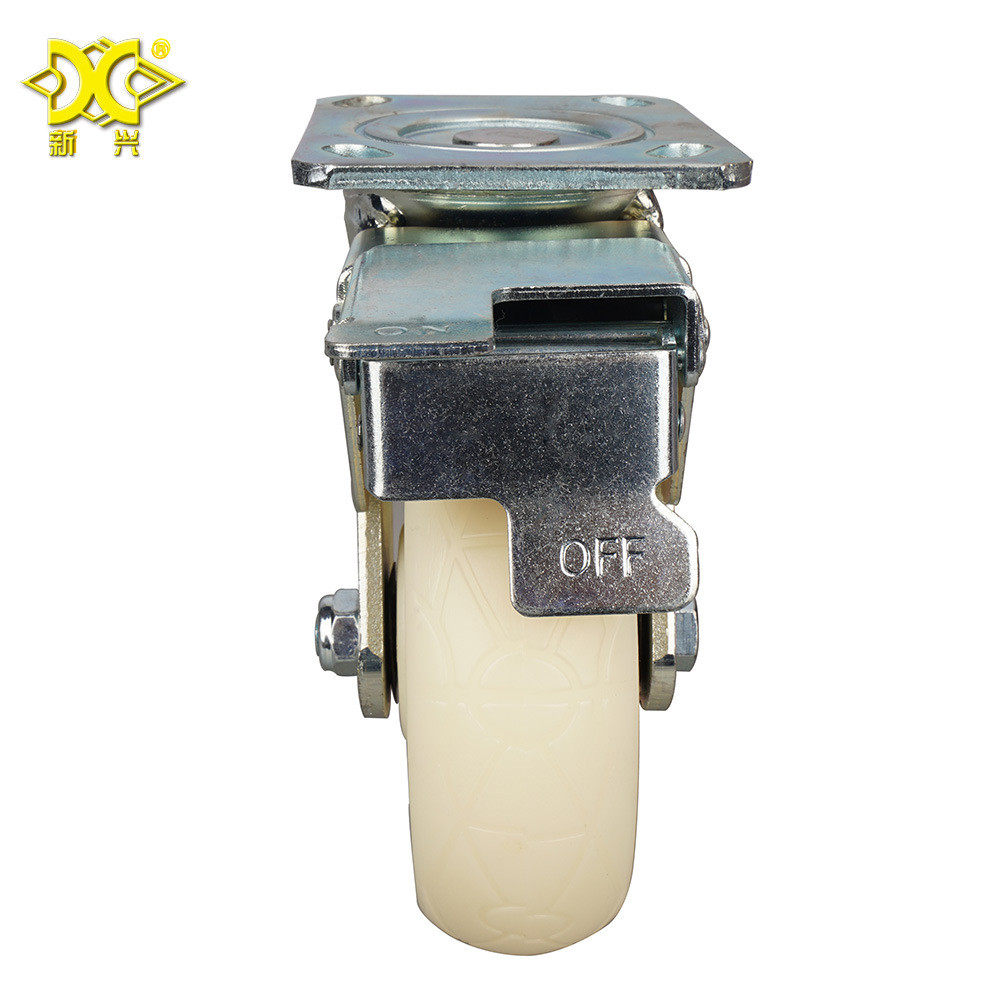 新兴脚轮6寸重型双轴花纹带刹车平底尼龙脚轮万向轮工具车轮,基础建材,脚轮/万向轮,淘宝优惠券,粉丝福利购,淘宝优惠卷