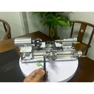德国机械小弟同款 迷你小车床精致小车床自制小车床桌面小车床