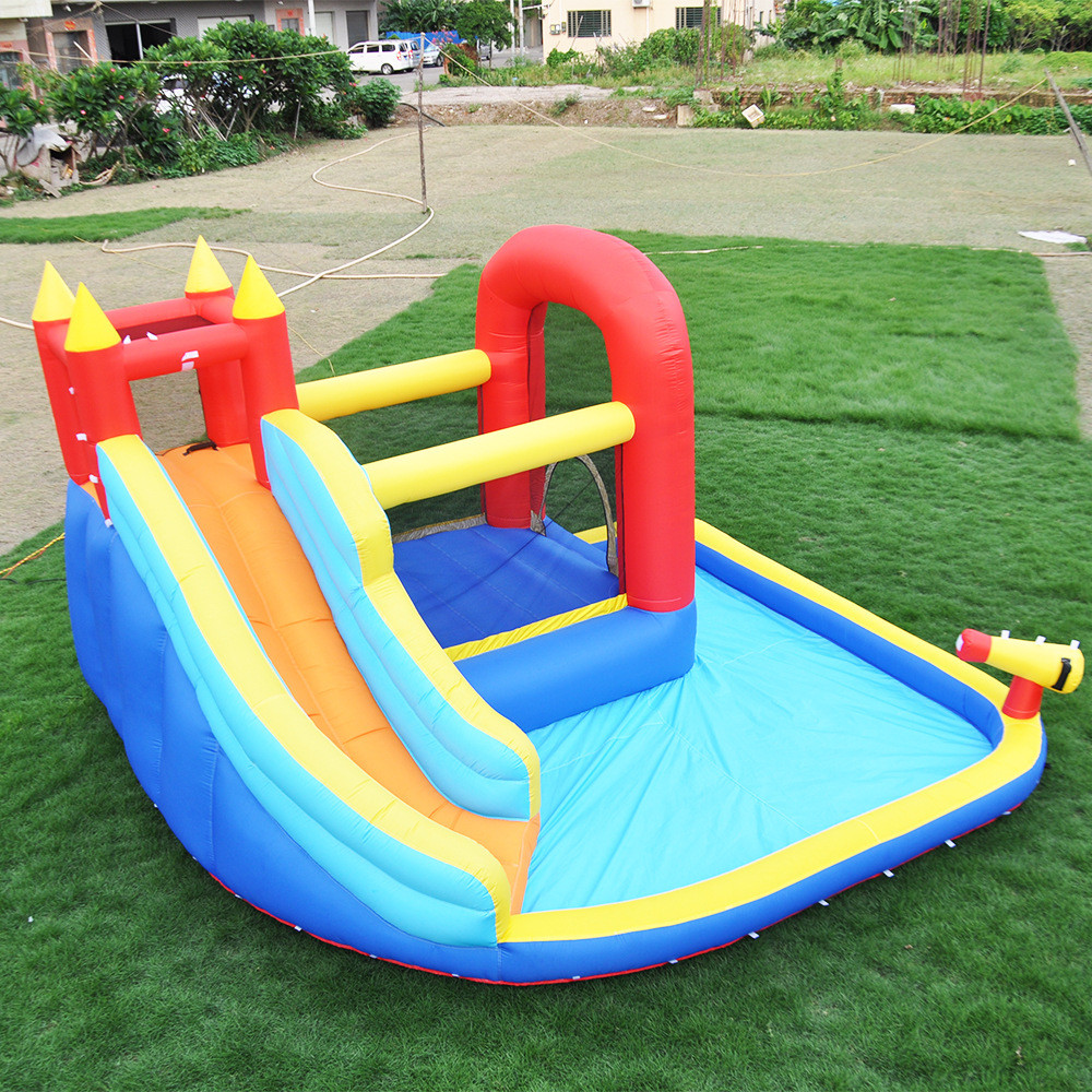 儿童充气城堡蹦床户外小型跳床戏水池室内滑滑梯水上乐园游乐设备