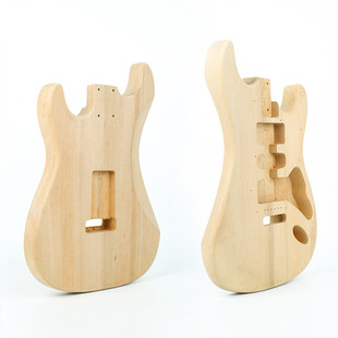 库存diy电吉他st改装琴体单摇半成品桤木tl电吉他琴体桃木