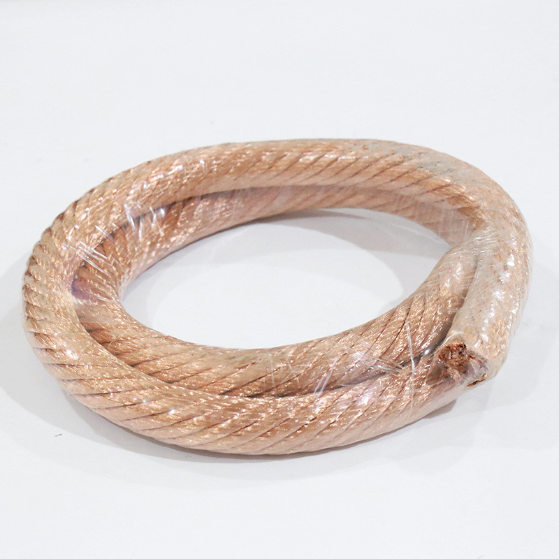 热销铜绞线铜接地线软铜线焊把线高压绞线1016/35/25平方透明铜芯