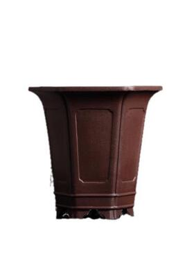 兰花专用盆精品六方形兰盆韩永刚家老紫泥春紫砂花盆兰草盆觅陶乡