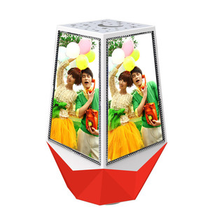 360°旋转led发光带灯相框多功能注塑相框