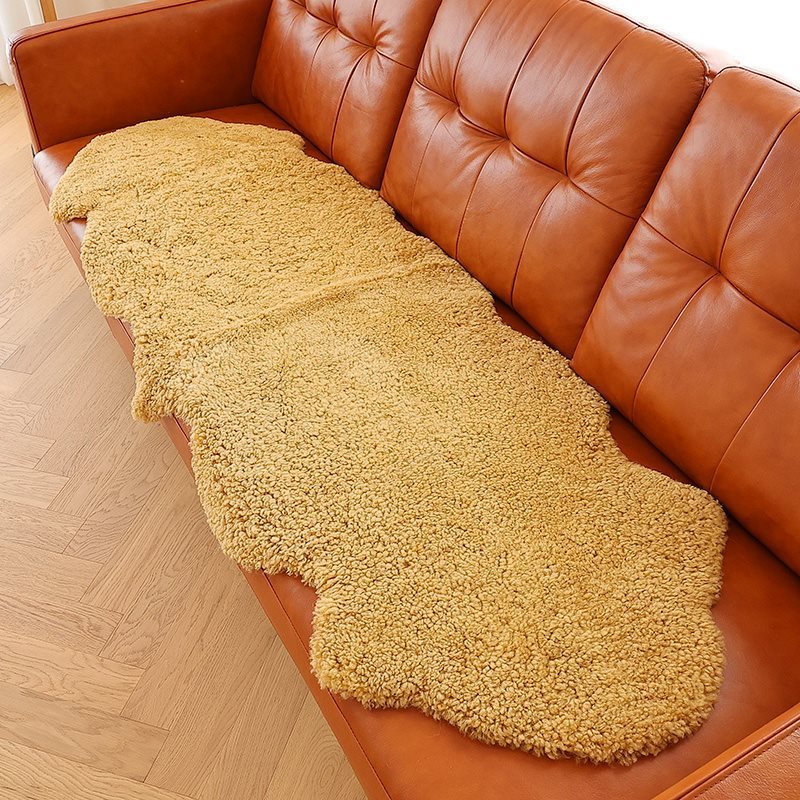 m&飘窗垫羊毛沙发垫卷毛羊毛地毯客厅卧室羊毛坐垫短卷毛羊剪