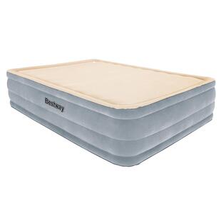 热销bestway67486记忆棉高档双人床+充气床垫欧规电泵内置