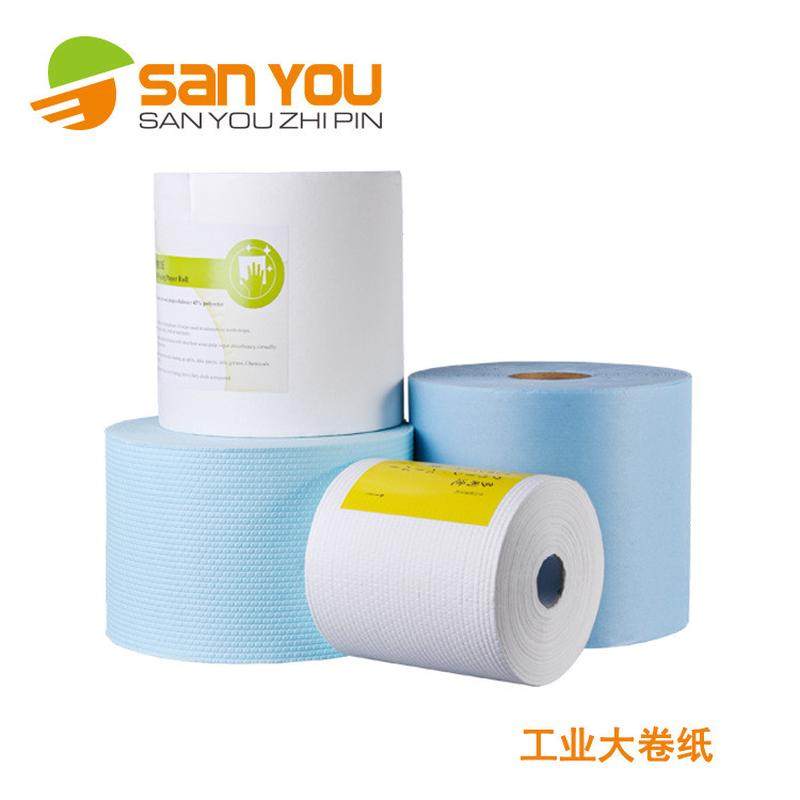 清洁班长无尘布工业擦拭纸25*38吸油纸蓝色吸水纸白色工业大卷纸,包装,工业无尘纸,淘宝优惠券,粉丝福利购,淘宝优惠卷