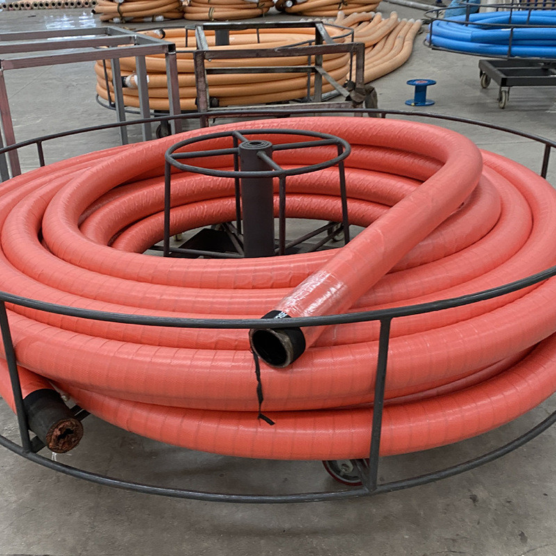 四川厂家大口径法兰橡胶管高压胶管钢丝骨架钢编织泥浆排吸胶管