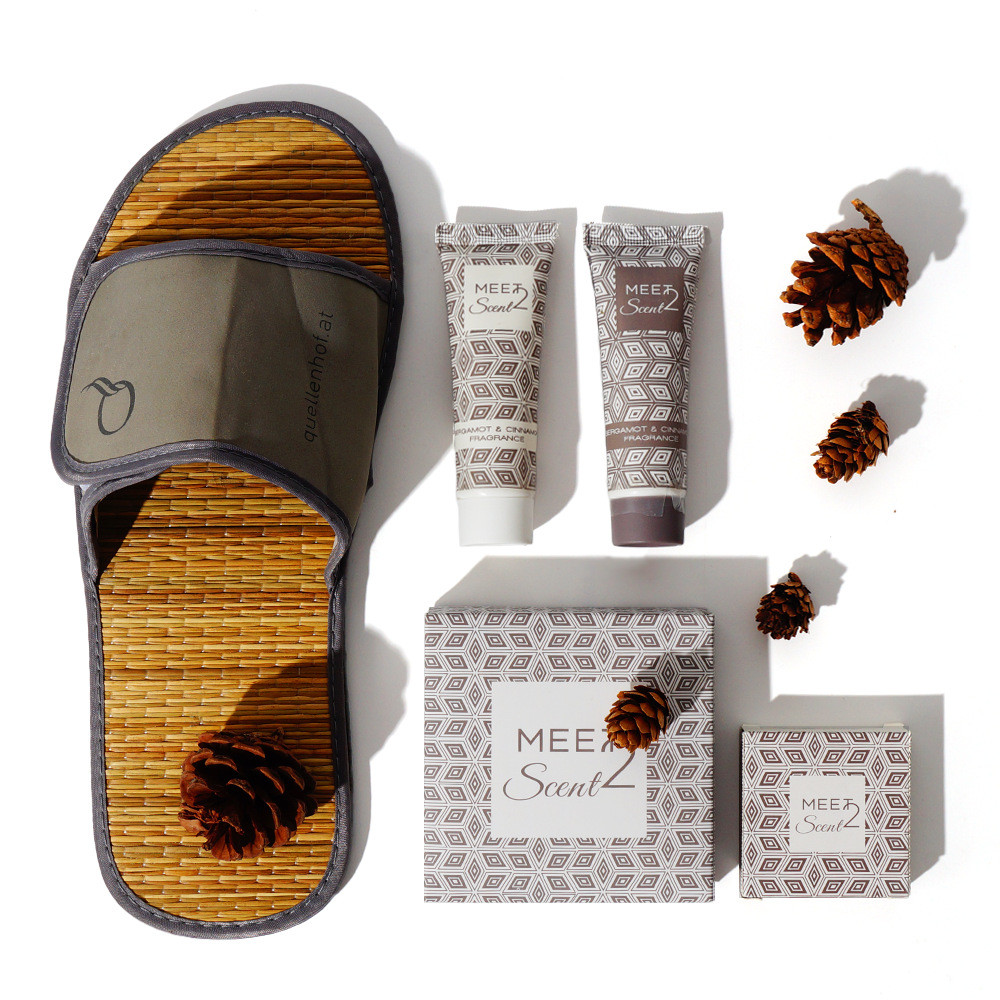 定制卡盒擦洗漱套装软管液体丝瓜络浴一次性酒店民宿批发