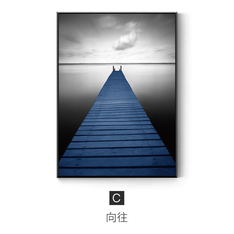 客厅背景墙装饰画抽象北欧轻奢现代简约挂画晶瓷沙发后面的壁画