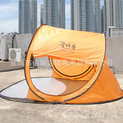 超大款遮阳速开可折叠帐篷沙滩钓鱼帐篷户外情侣双人沙滩帐篷防晒