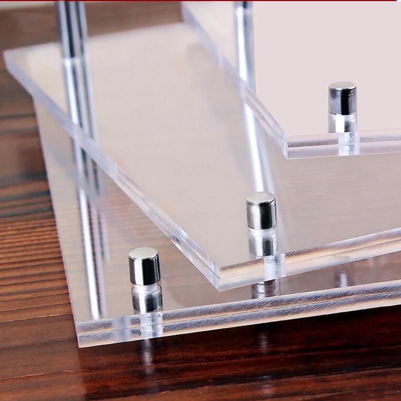 亚克力相框签吸台卡广告标识双面插纸桌强磁台牌家用照片框定制