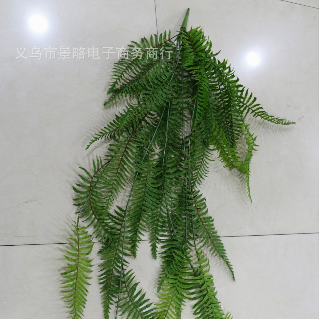 仿真配斯壁挂绿萝垂挂植物墙大波材波斯顿肾蕨如意菜绿景工程装饰