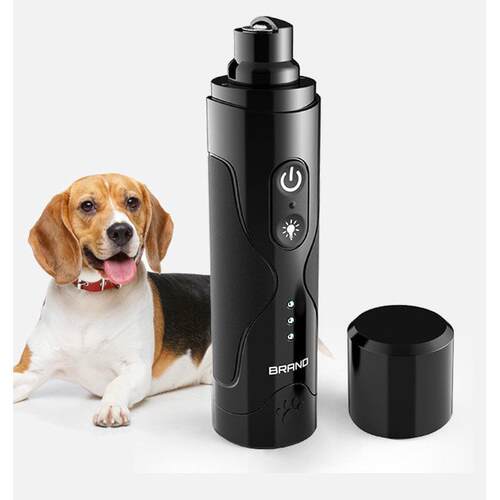 器磨甲器led新款电动狗狗猫咪指甲刀修甲宠物大功率双磨头3档速度