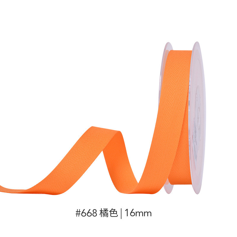 1cm织带人字纹棉带现货宽批发姚明加厚服饰包边辅料全棉人字纹带