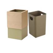 简约风ins网红垃圾桶家用木质客厅卧室酒店办公室简约创意纸篓