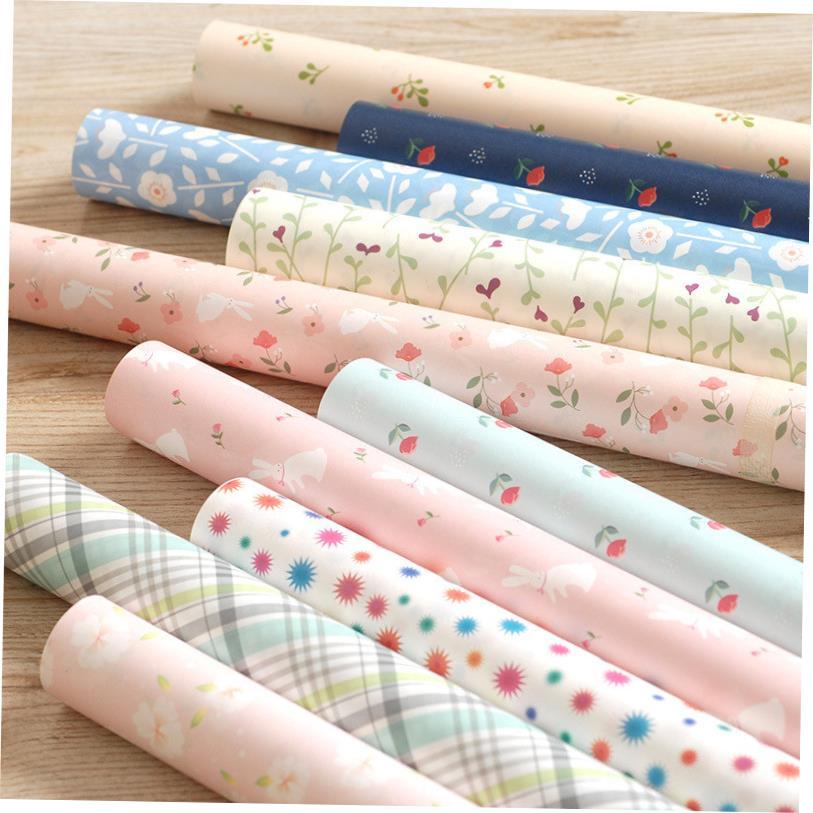 5 pieces  gift wrapping paper roll present wrapper礼物包装纸