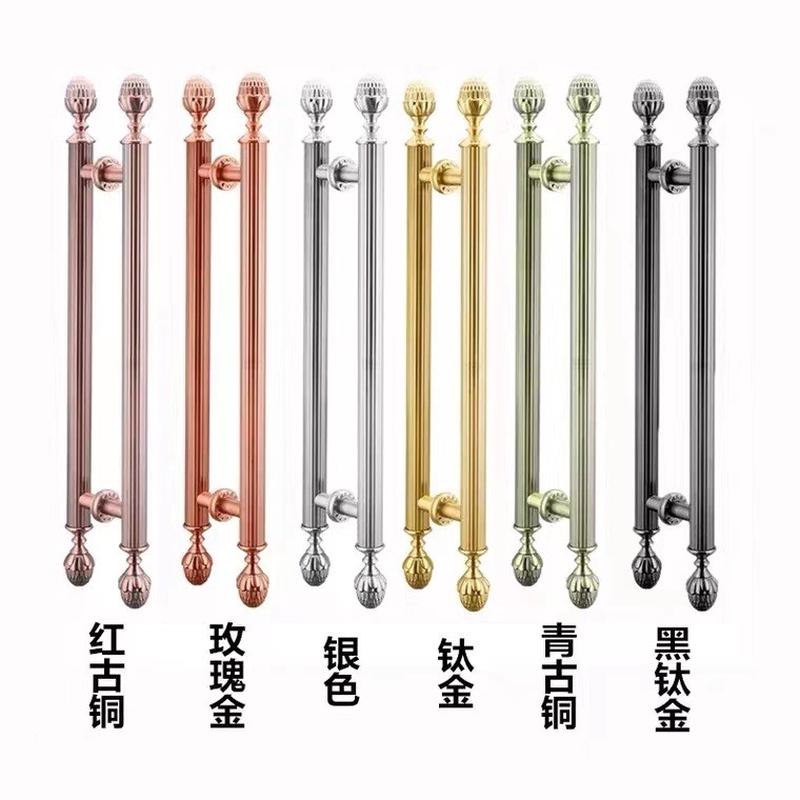 欧式仿古铜拉手大门玻璃门拉手不锈钢拉手把手现代别墅木门大拉手