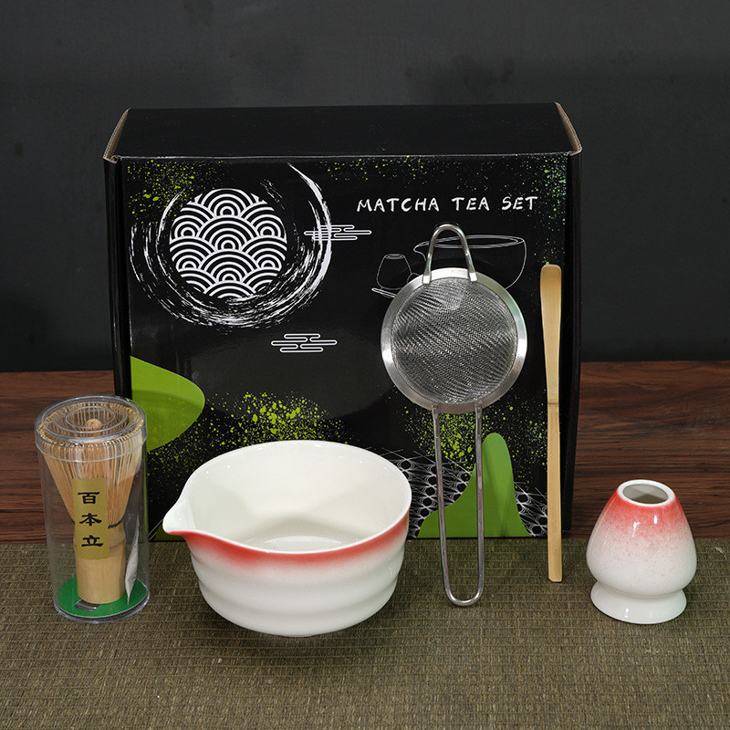 点茶碗陶瓷日式打抹茶用套装茶筅竹子抹茶刷百本立宋代抹茶道彩盒