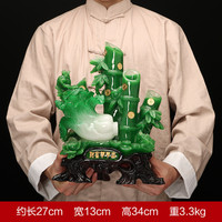 節(jié)節(jié)酒柜竹子擺件 玉白菜 家居高電視柜辦公室桌面裝飾品創(chuàng)意禮品