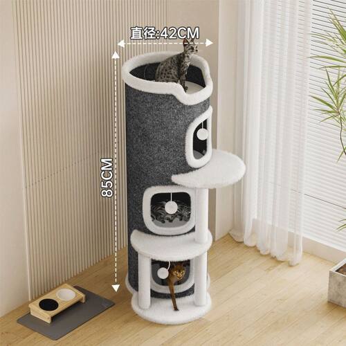 猫窝猫爬架猫树一体多层半封闭耐磨保暖冬天豪华小户型冬季树洞