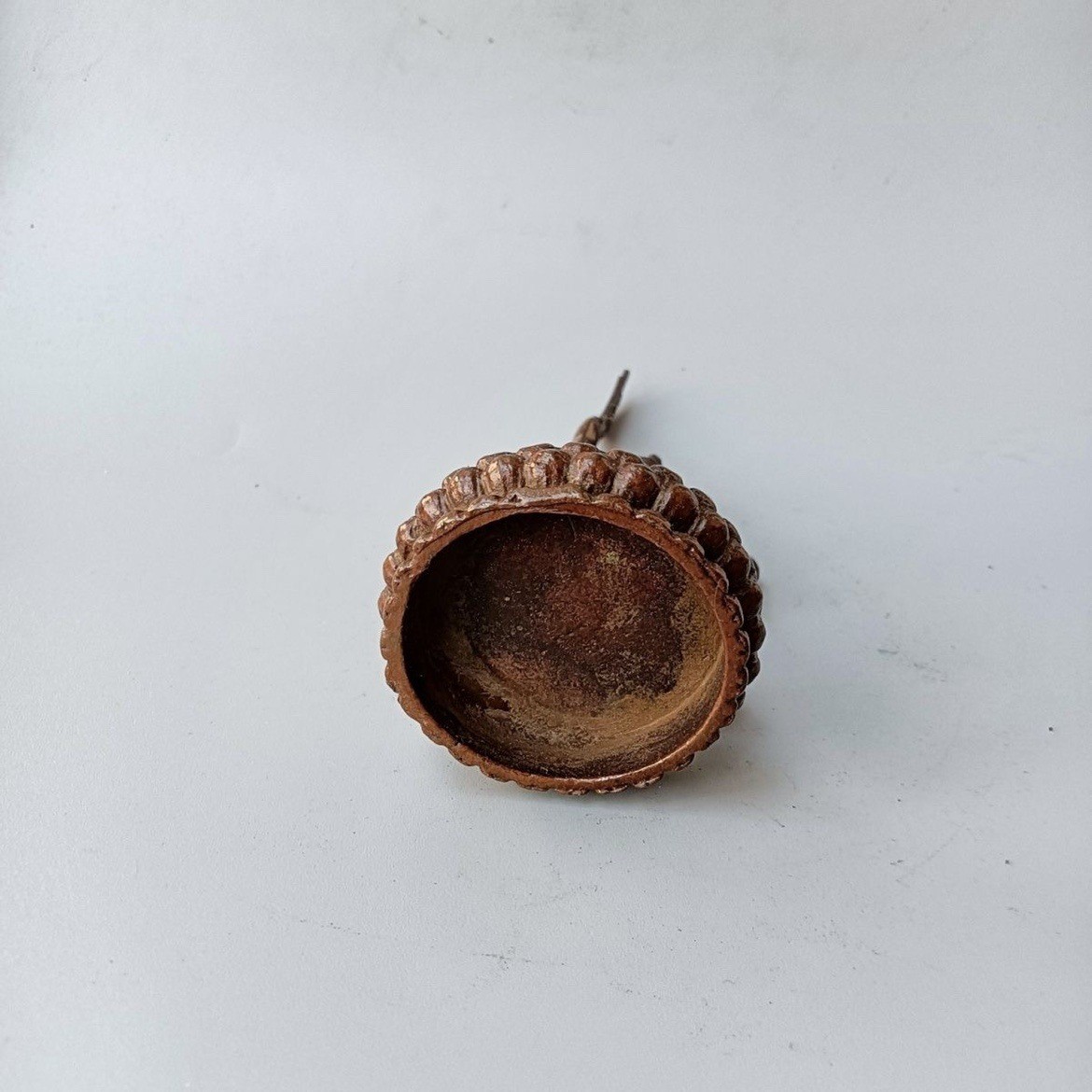 古玩立刀关公像关公关二爷摆件合金忠义关羽桌面摆件