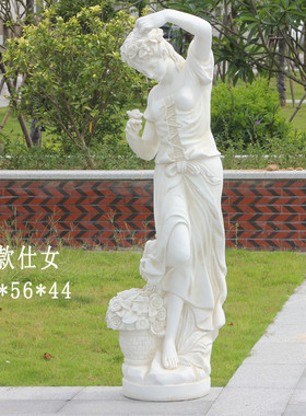 mnx2批发园林景观花园庭院艺术品雕塑装饰人物户外天使雕像落地大