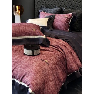 高端轻奢秋冬天亲磨毛四件套丝棉肤柔软保暖数码 印花床单被套床品