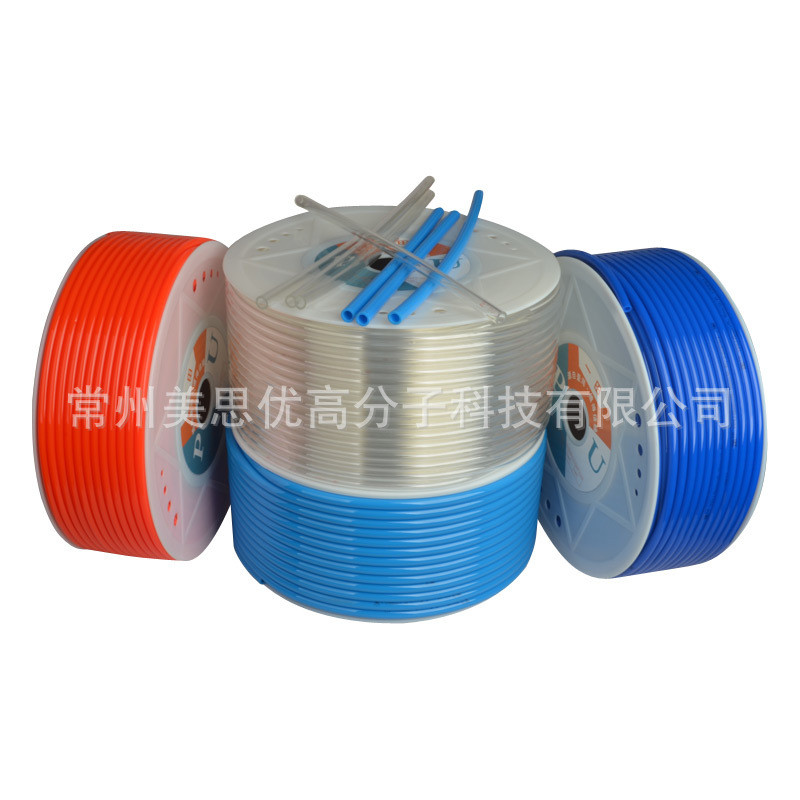 厂家供应pu气动风管气动软管多空压机气管pu8*12mm高压规格批发