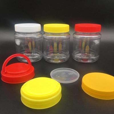 蜂蜜瓶500g 加厚带内盖一斤塑料瓶子干果瓶酱菜瓶芝麻酱瓶48个箱
