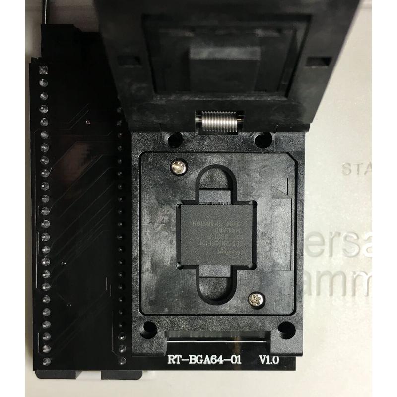 爱修RT809HSE弹跳座RT-BGA64-01烧录座送4种限位框两种底板