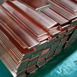 供应纯铜母线母排易焊接纯铜圆角镀锌镀锡紫铜排tmr50*5卷排