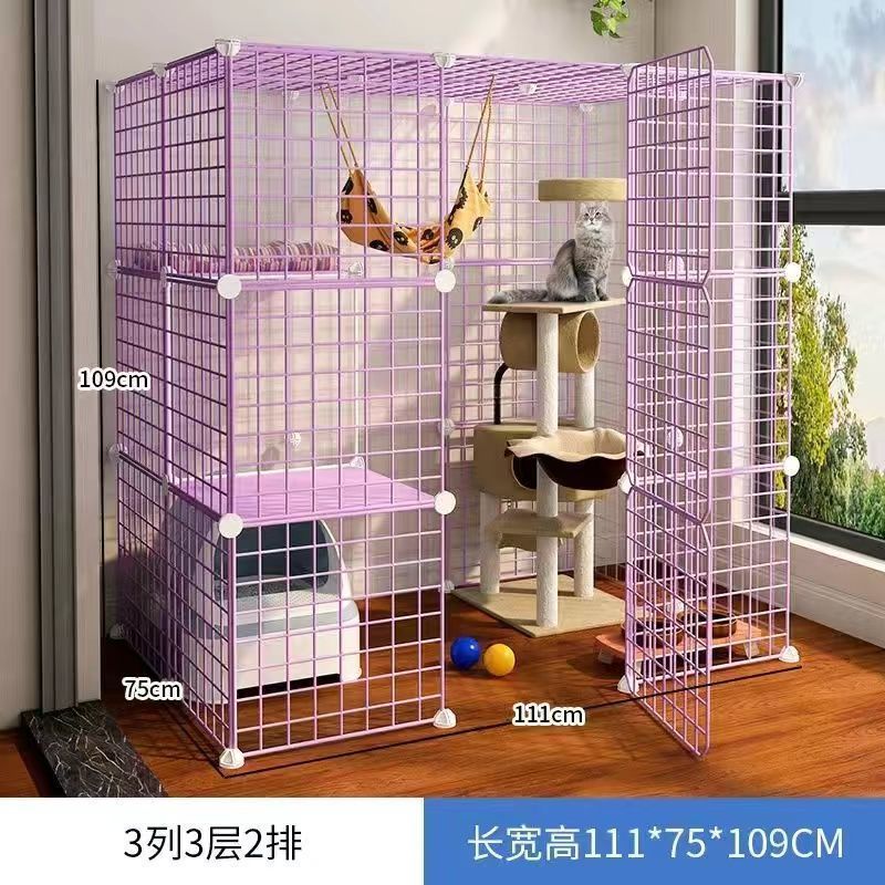 猫笼子家用大号猫窝别墅三层猫咪用品舍小猫的房子两层猫屋猫