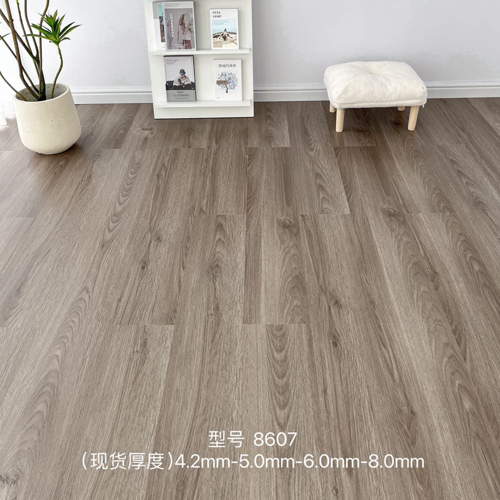 spc锁扣石塑卡扣地板8mm木纹加厚家用静音防水pvc晶翻新耐磨新料