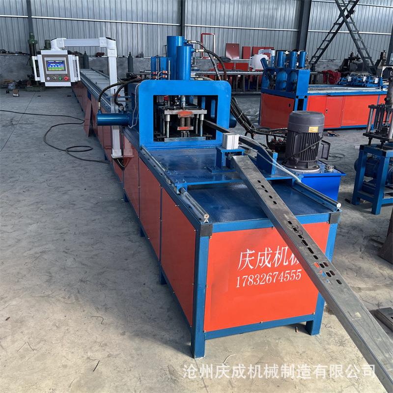 全自动不锈钢管圆管数控冲孔机护栏防盗网打孔设备厂家直销