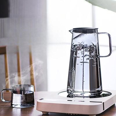 jeko冰箱冷水壶家用凉水杯玻璃耐高温柠檬凉茶泡茶壶夏大容量套装