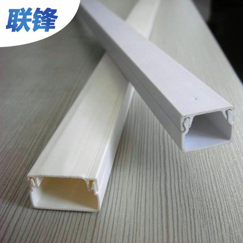 厂家供应余姚pvc线槽白色高质用装潢pvc方形线槽