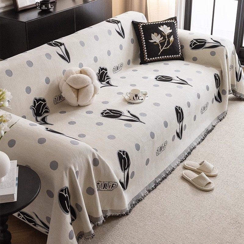 2024新款沙发盖巾全盖四季通用沙发毯高级感三座一贵妃沙发巾盖布,居家布艺,沙发垫,淘宝优惠券,粉丝福利购,淘宝优惠卷