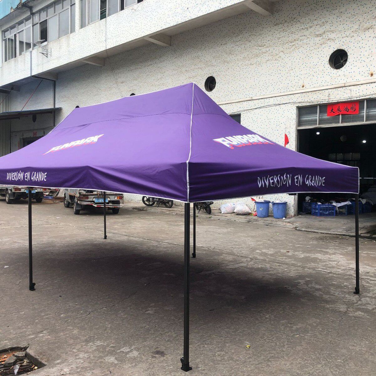 加粗铝合金支架帐篷遮阳棚帐蓬商用展览活动雨棚四角折叠帐篷广告
