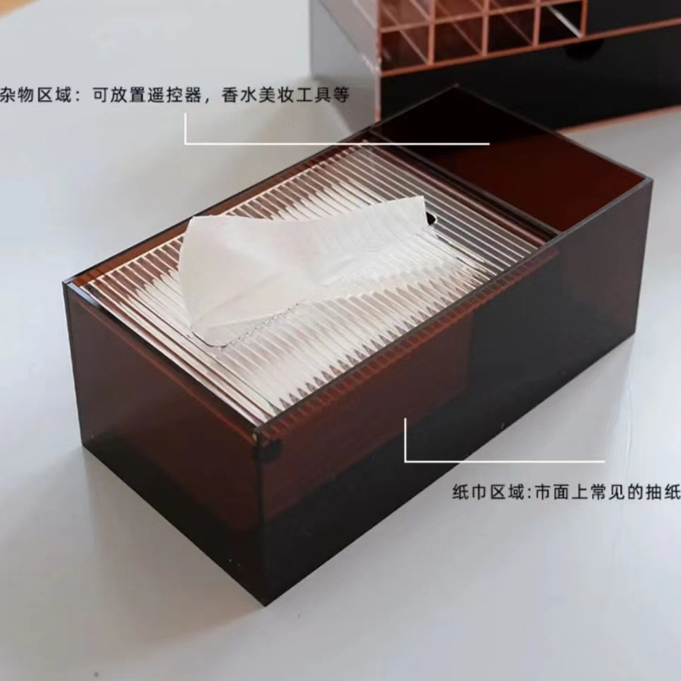 热销纸盒纸巾盒纸巾盒免打孔壁挂抽纸洗脸巾绵柔纸厨房用亚克力架
