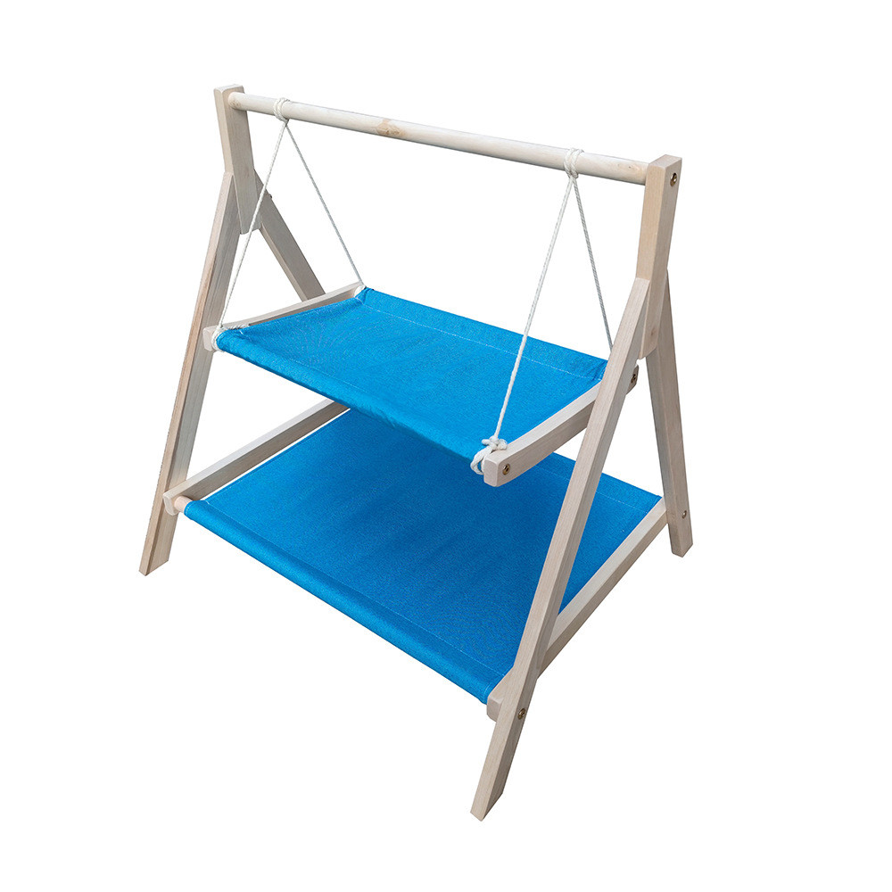 实木猫窝悬挂式宠物色猫咪架猫摇篮猫猫吊床宠物床四季新摇床猫架