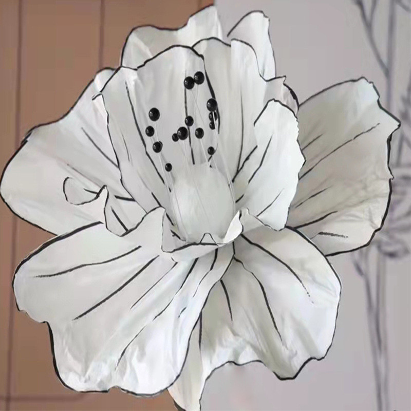 新款路引婚庆婚礼边布置装饰道具场景现场布置描橱窗花美陈道具