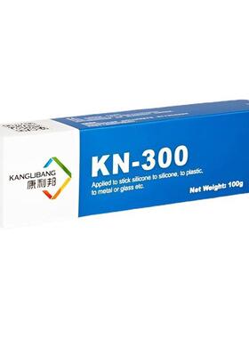 厂家直销导热硅胶胶水KN-300B白色粘铝合金不锈钢金属硅酮密封胶