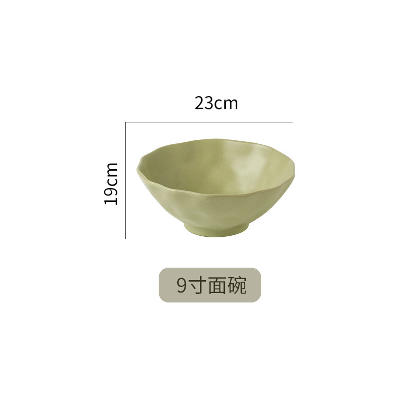 日式拉面碗汤碗斗笠碗大碗家用汤面碗大号高颜值餐具陶瓷米饭碗