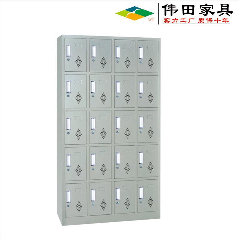 储物柜钥匙柜钢制加厚铁皮柜带锁柜车间宿舍员工储物柜多门厂家