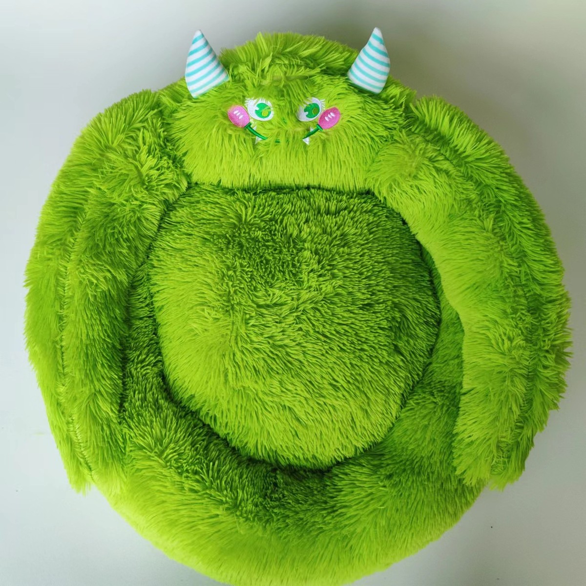 长毛窝卡通怪兽宠物窝垫狗窝猫窝四季通用可水洗创意个性可爱毛绒