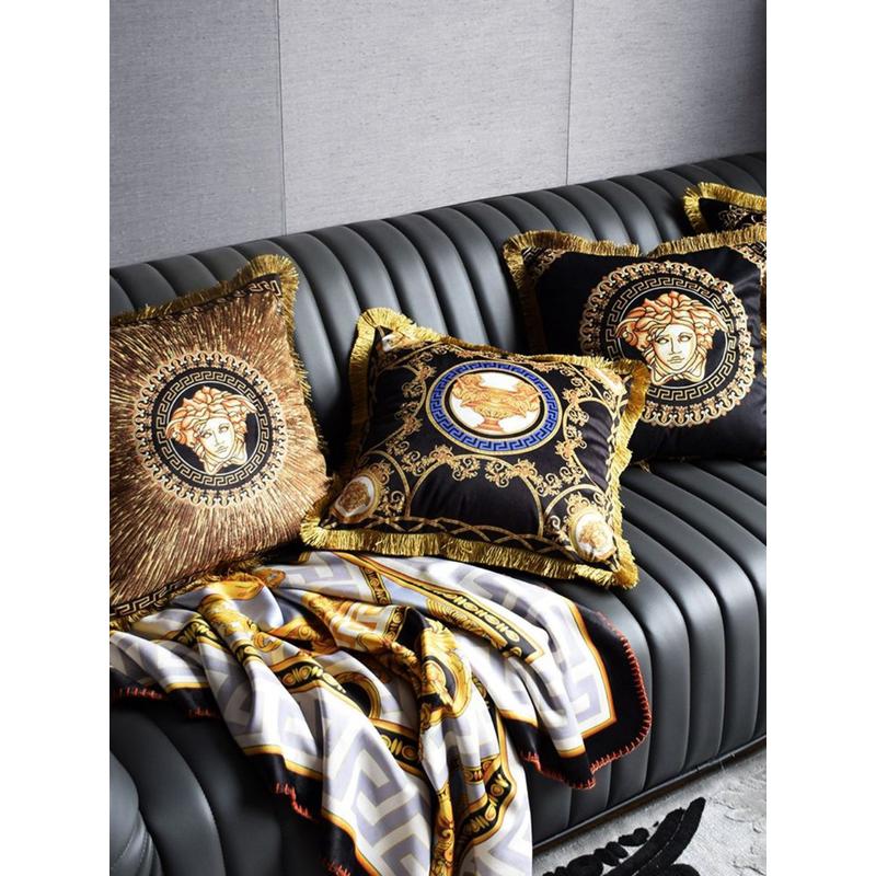 热销bk9k批发奢华欧式流苏抱枕酒店宾馆靠垫套酒店办公室ktv沙发