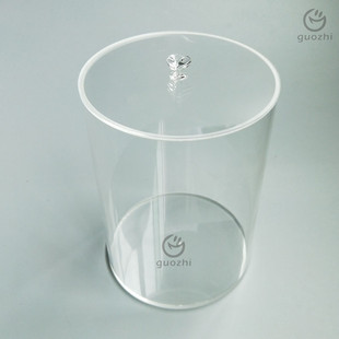 有机玻璃透明圆形圆桶盒子亚加力亚克力圆管
